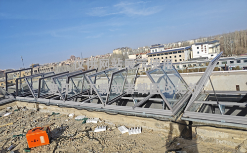 敦煌博物馆雁塔排烟天窗