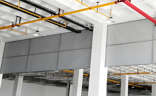 商场防烟分区常闭节点:雁塔挡烟垂壁高度与控制器接线图解 商场防烟分区常闭节点:雁塔挡烟垂壁高度与控制器接线图解